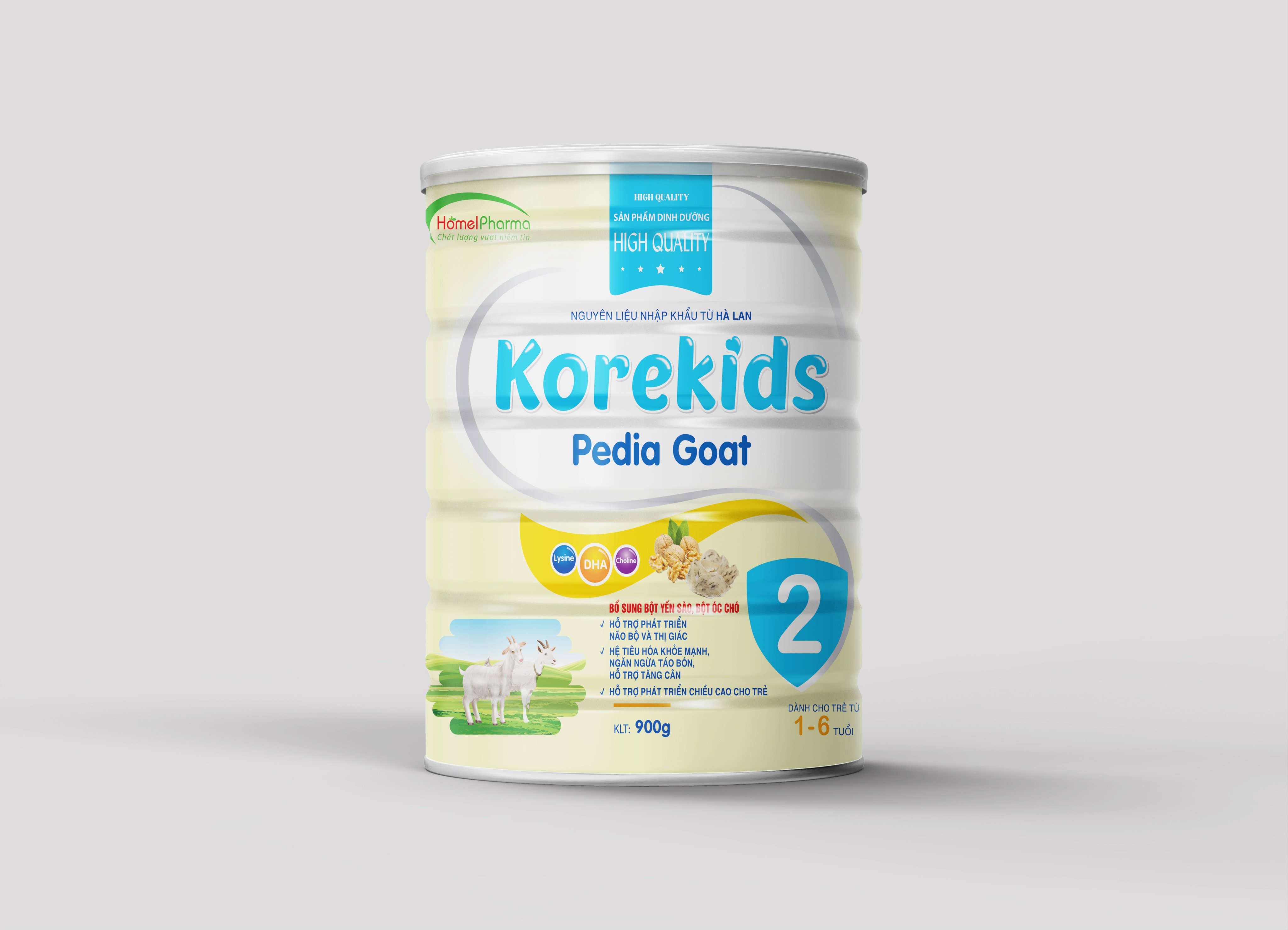 Sữa bột dinh dưỡng Korekids Pedia Goat